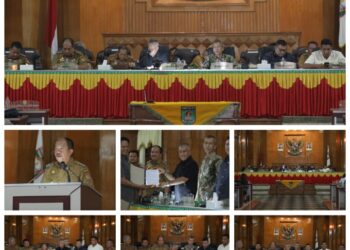 Bupati Asahan menghadiri Rapat Paripurna DPRD Kabupaten Asahan