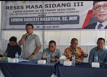 Edwin Sugesti Nasution Tampung Aspirasi Masyarakat Dapil III Dipelaksanaan Reses