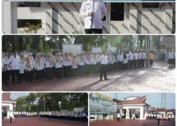 Wakil Bupati Asahan Pimpin Apel di Dinas Kesehatan, Tegaskan Pentingnya Disiplin dan Kualitas Pelayanan