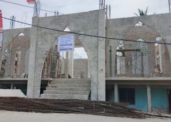 Pembangunan Masjid Al-Istiqomah Di Desa Pangkat Madina butuh uluran tangan donatur