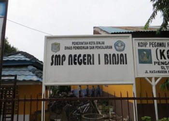 Ditanya soal penggunaan Dana BOS Reguler Tahun 2024, Kepsek SMP Negeri 1 Binjai Masih “Tutup Mulut”