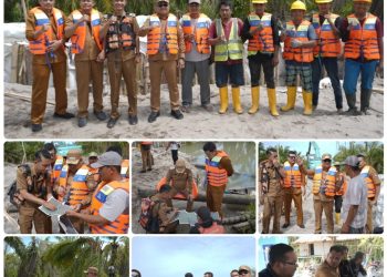 Tanggul Sungai Asahan Diperkuat, Pemkab Asahan Gandeng BWSS I dan Perum Jasa Tirta I