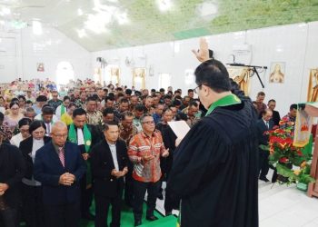 BPHMS BNKP Lantik Panitia Penyelenggara Sidang Sinode ke-62 di Pulau Tello