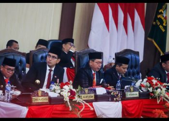 Rico Waas dan Zakiyuddin Hadiri Rapat Paripurna DPRD Medan Dengarkan Pidato Kenegaraan HUT ke 80 Kemerdekaan RI