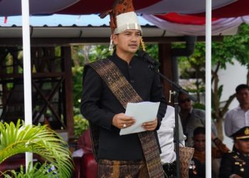 Tebing Tinggi Berlangsung Khidmat, Dari Renungan Suci Hingga Upacara Penurunan Bendera 