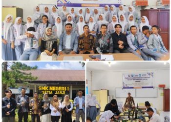 Pelatihan Internet Aman dan Efektif Tingkatkan Literasi Digital Siswa SMK Negeri 1 Setia Janji 
