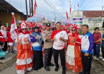 Perayaan HUT RI ke-80 di Desa Dagang Kerawan Meriah