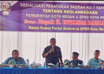 Sosialisasi Perda No 7/2022, Iswanda Ramli : Penyelenggaraan Keolahragaan Jadi Tugas dan Tanggungjawab Bersama  