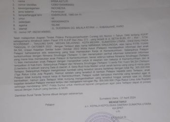 Dugaan Penipuan Rp305 Juta Dilaporkan ke Polda Sumut, Polisi Diminta Usut Tuntas