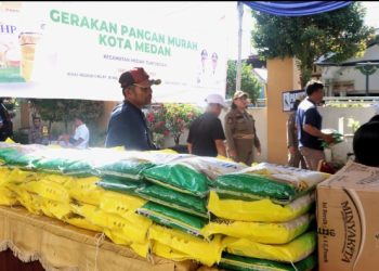 Gerakan Pangan Murah di Medan, Beras Dijual Rp 11.600/kg