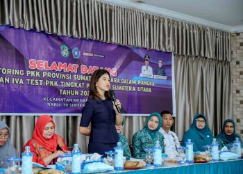 Kahiyang Ayu Apresiasi Inovasi PKK Medan Maimun, Dorong Perempuan Lakukan IVA Test