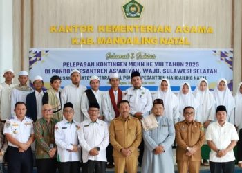 Bupati Madina Lepas Kontingen MQK, 18 Orang Santri Ponpes Musthafawiyah