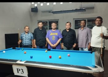 Salomo Pardede Dukung Turnamen Biliar Wartawan 
