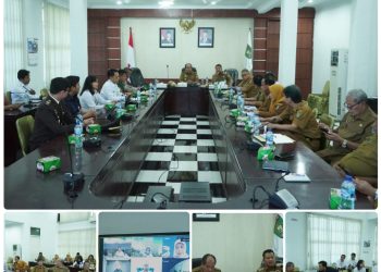 Bupati Asahan Bersama Forkopimda Ikuti Rakor Pengendalian Inflasi 2025