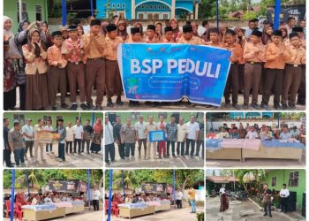 PT. Bakrie Sumatera Plantations Tbk Salurkan Bantuan CSR BSP Peduli Bantuan Renovasi Yayasan Pendidikan MTS Nurul Yaqin