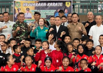 Hadiri Pembukaan Tournament Karate Piala Wali Kota Medan 2025, Aswindy Ajak Peserta Tampil Maksimal