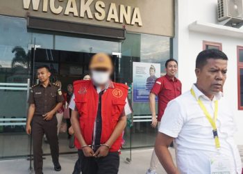 Kejari Belawan Tahan Tersangka SM Dalam Perkara Korupsi Dana BOS SMAN 19 Medan Tahun 2022-2023