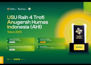 USU Konsisten Berprestasi, Raih 4 Penghargaan Kehumasan di Ajang Bergengsi AHI 2025