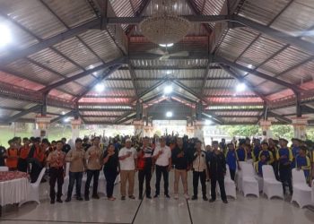 Mantap!! kepala SMPN 4 Binjai Kukuhkan Ekstrakurikuler Gabungan 2025