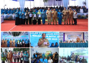 Bangun Keluarga Tangguh, PKK Sumut Evaluasi Empat Desa di Asahan