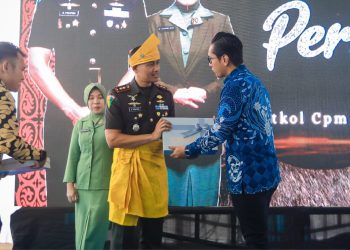 Rico Waas Hadiri Lepas Sambut Dandenpom I/5 Medan