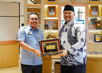 Zakiyuddin Terima Kunjungan Kerja Wakil Wali Kota Bengkulu
