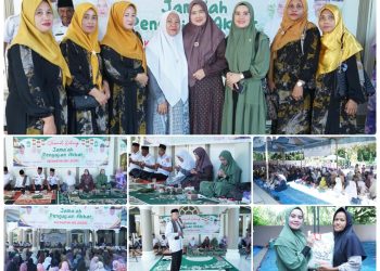 TP PKK Kabupaten Asahan Hadiri Pengajian Akbar di Desa Padang Sipirok