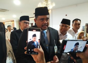 Gubernur Sumut Lantik 177 Pejabat Eselon III dan IV, Ingatkan Jangan Tergoda Ikut Yang Tidak Benar 