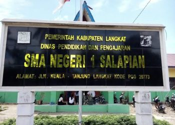 Berapa Realisasi Belanja Dana BOSP Reguler Tahun 2024 di SMA Negeri 1 Salapian, Apakah Sudah Diperiksa BPK?