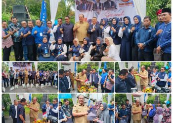 Puncak Perayaan HUT Partai Nasdem Ke 14 di DPD Partai Nasdem Kabupaten Asahan