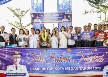 Safari Natal di HKBP Taman Deli Martubung, Pemko Tekankan Kerukunan dan Penguatan Modal Sosial