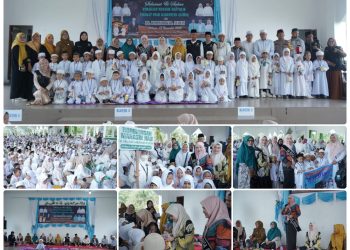 Bunda PAUD Asahan Dampingi Pelaksanaan Manasik Haji Cilik di Masjid Agung Kisaran