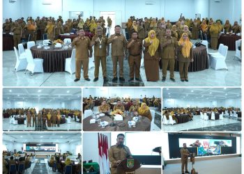 Wakil Bupati Asahan Ikuti Sosialisasi Penguatan BLUD Secara Zoom Bersama Dirjen Bina Keuangan Daerah Kemendagri