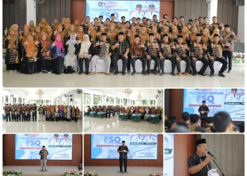 Bupati Asahan Resmi Lepas Kontingen Festival Seni Qasidah (FSQ) Sumut 2025