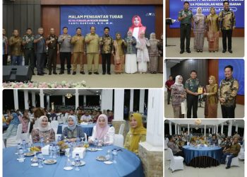 Komandan Kodim 0208/Asahan Hadiri Malam Pengantar Tugas Ketua Pengadilan Negeri Kisaran