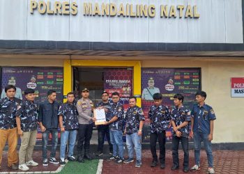Satma AMPI Madina Laporkan Aktivitas Tong Pengolahan Emas yang Diduga Ilegal ke Kepolisian”