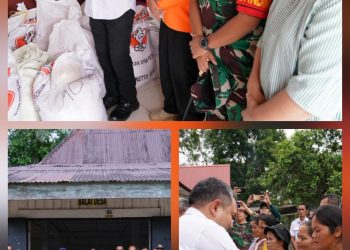 Bupati Pakpak Bharat Berkolaborasi dengan Muspida Pakpak Bharat Salurkan Bantuan  kepada warga terdampak bencana Di Kecamatan Pagindar