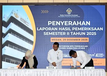 BPK Serahkan LHP Semester II 2025,  Bobby Nasution Harapkan Sinkronisasi Program dan Kebutuhan Masyarakat