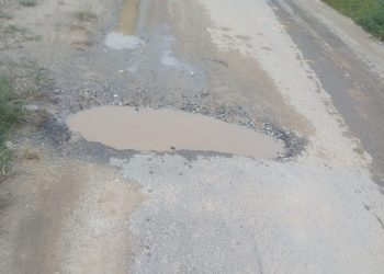 Jalan Berlubang di Pangkalan Kerinci Masih Banyak Ditemukan