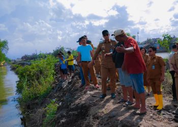 Rico Waas Tinjau Tanggul Jebol di Medan Labuhan, Perbaikan Langsung Dilakukan Sepanjang Satu Kilometer