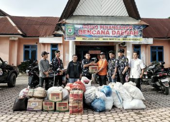 Satma AMPI Madina Peduli Korban Banjir: Bantuan Sandang Pangan Mulai Tersalurkan