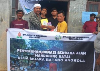 Aksi Peduli Bencana: Kolaborasi PT Pelita Rahmah Edukusi dan PT Hallo Indonesia Teknologi untuk Madina