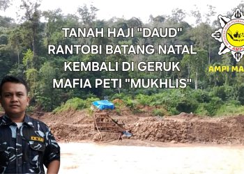 Tanah Haji Daud Rantobi Diduga Dikeruk Mafia PETI: Dugaan Muklis & Fajar Disebut Warga, Situasi Memanas