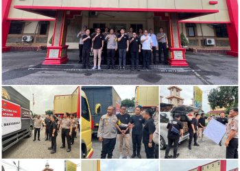 Polres Asahan Beserta MSP Peduli Salurkan Bantuan Logistik ke Tapteng dan Tapsel