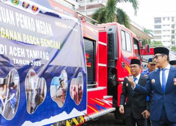 Kirim 5 Armada Ke Aceh Tamiang, Damkarmat Medan Pastikan Layanan Kebakaran Dalam Kota Tetap Aman