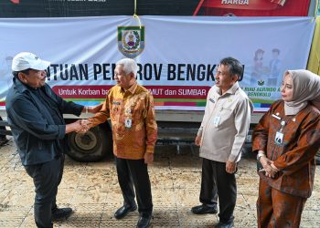Wagub Sumut Apresiasi Bantuan Korban Banjir dan Longsor dari Pemprov Bengkulu
