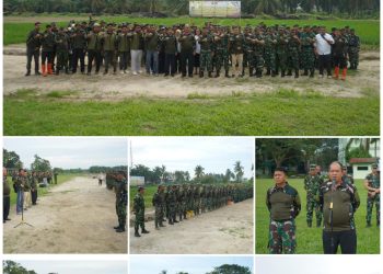 Bupati Asahan Uji Terbang Drone Pertanian di Lahan Pangan Padi Gogo Kodim 0208/AS