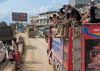 Misi Kemanusiaan Sebulan Penuh, Personel Damkarmat Kota Medan Bersihkan Aceh Tamiang Pascabanjir