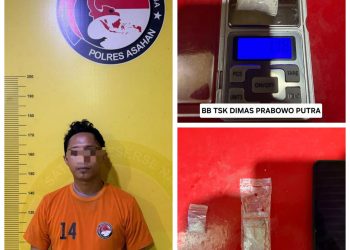 Gagal Kabur Lewat Atap, Pengedar Sabu 1,18 Gram Ditangkap di Kisaran Timur 