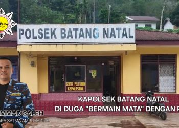 PETI Batang Natal Cemari Sungai, Masyarakat Batang Natal Geram: Desak Kapolsek Dicopot, Oknum “J” Diduga Jadi Payung Tambang Ilegal